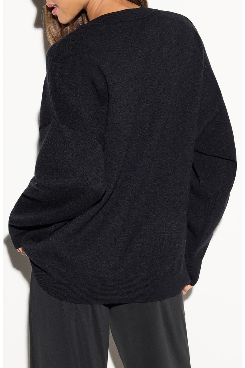 Autumn Equinox Banks Graphic Sweater, Alternate, color, BLACK