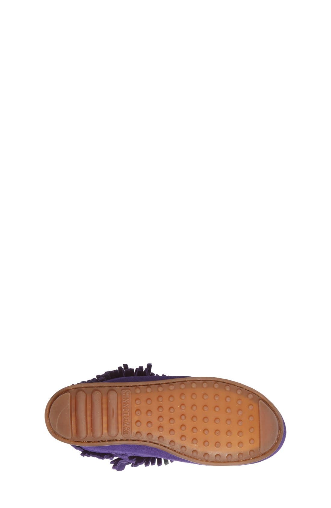 Three-Layer Fringe Boot, Alternate, color, PURPLE