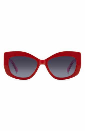 54mm frida square frame sunglasses