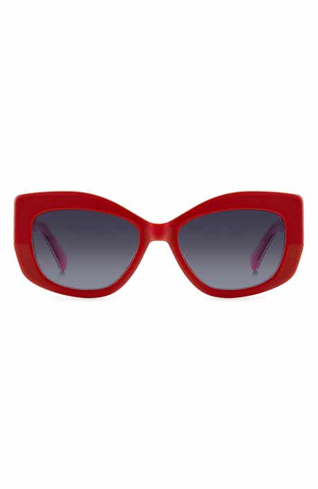 54mm frida square frame sunglasses