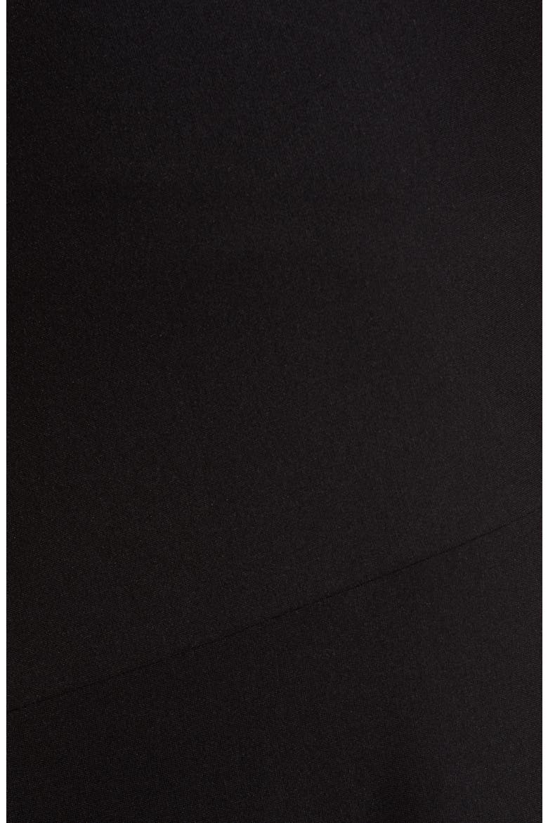 Lyssé Rose Handkerchief Hem Midi Skirt, Alternate, color, BLACK
