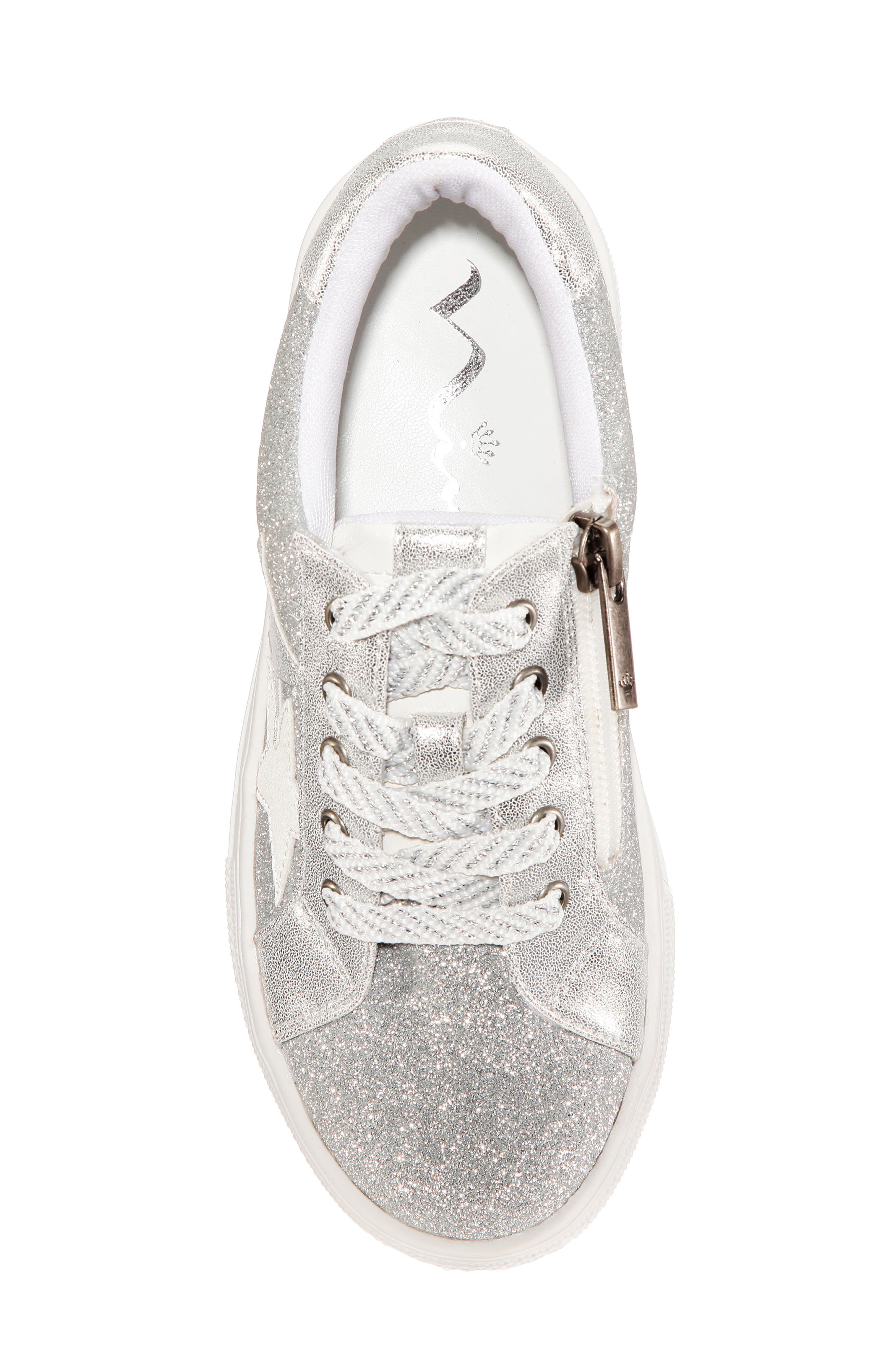 Nina Lizzet Glitter Star Sneaker, Alternate, color, 