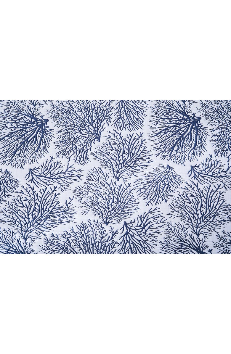 C&F Home Blue Coral Jaquard Coverlet, Alternate, color, Blue
