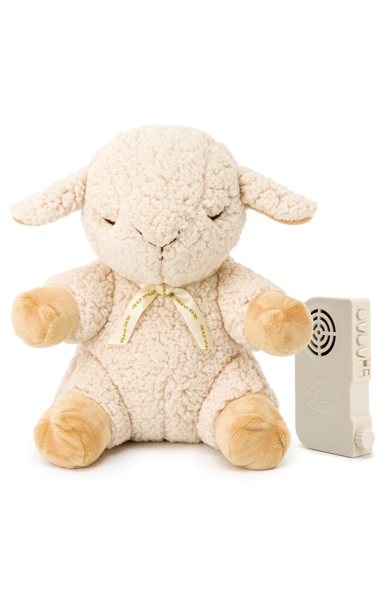 Cloud B Sleep Sheep - Plush Toy & Baby Sleep Sound Soother, Main, color, Beige