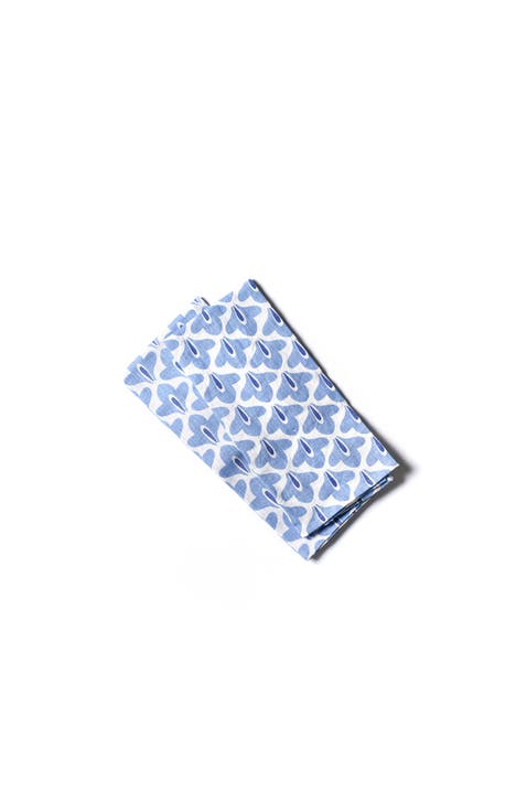 Iris Blue Sprout Kitchen Towels Set of 4
