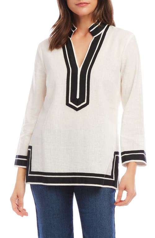 KAREN KANE KAREN KANE THE ST. TROPEZ LINEN BLEND TUNIC