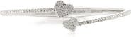 Kate Spade New York Pave Heart Open Hinge Cuff Bracelet