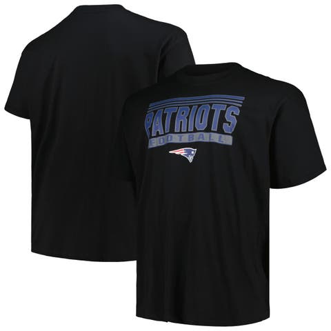 Men
s Fanatics Branded Black New England Patriots Big 
Tall Pop T-Shirt