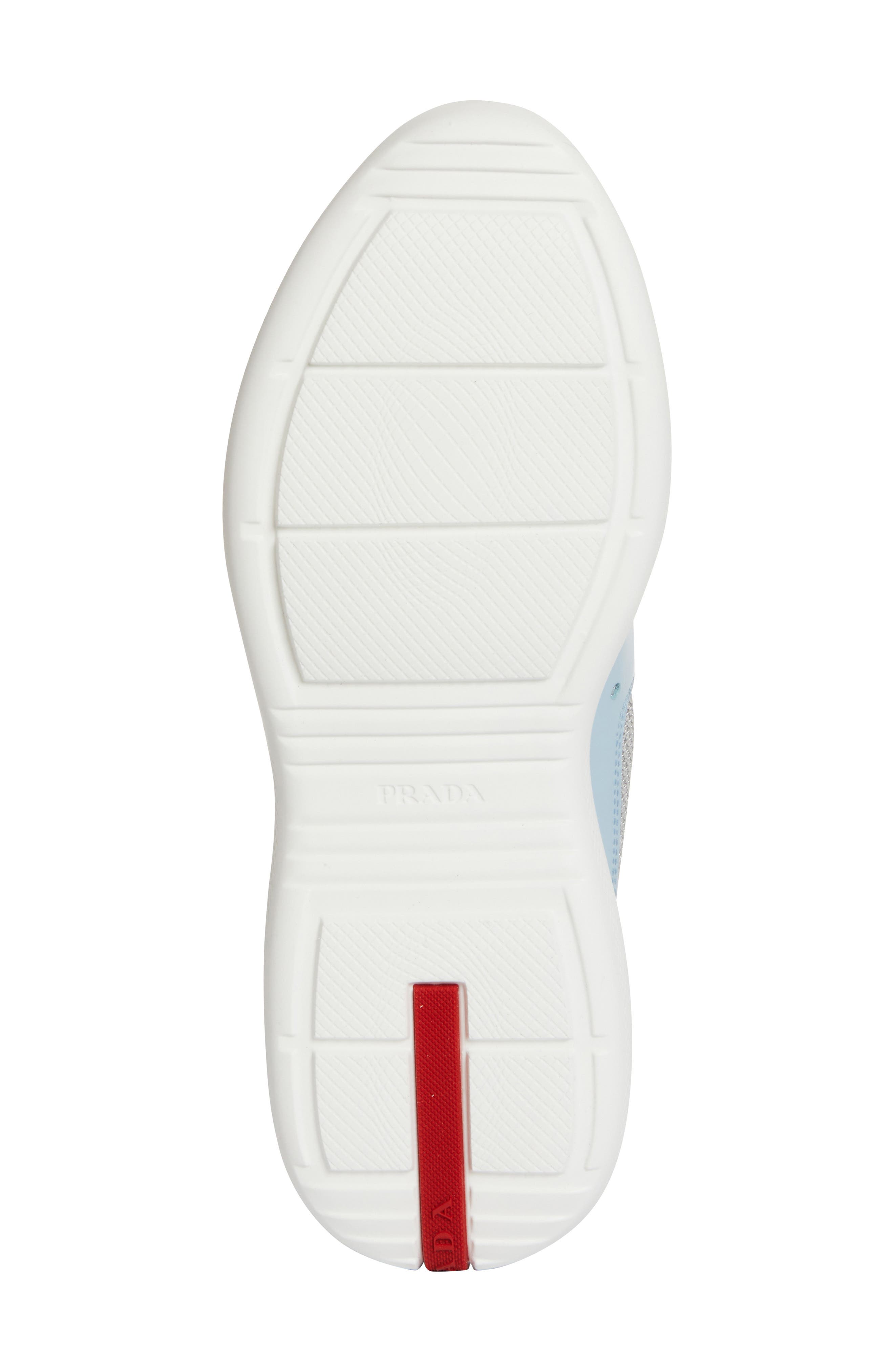 Prada America's Cup Sneaker, Alternate, color, Celeste