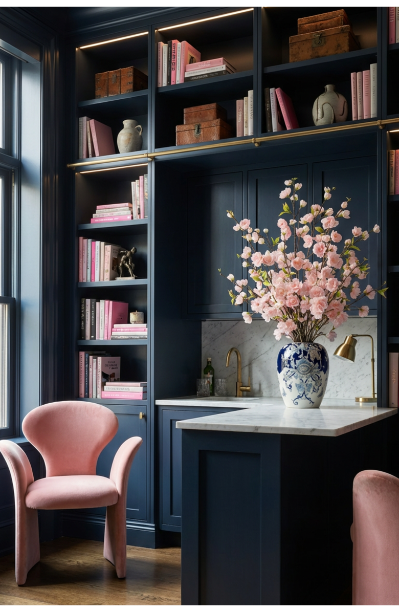 CocoBella Leonie Cherry Blossom Toile Arrangement, Alternate, color, Pink