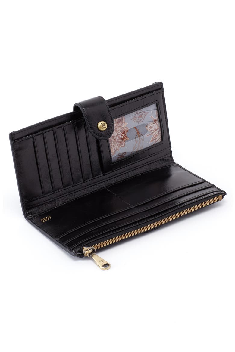 Dunn Leather Continental Wallet, Alternate, color, BLACK