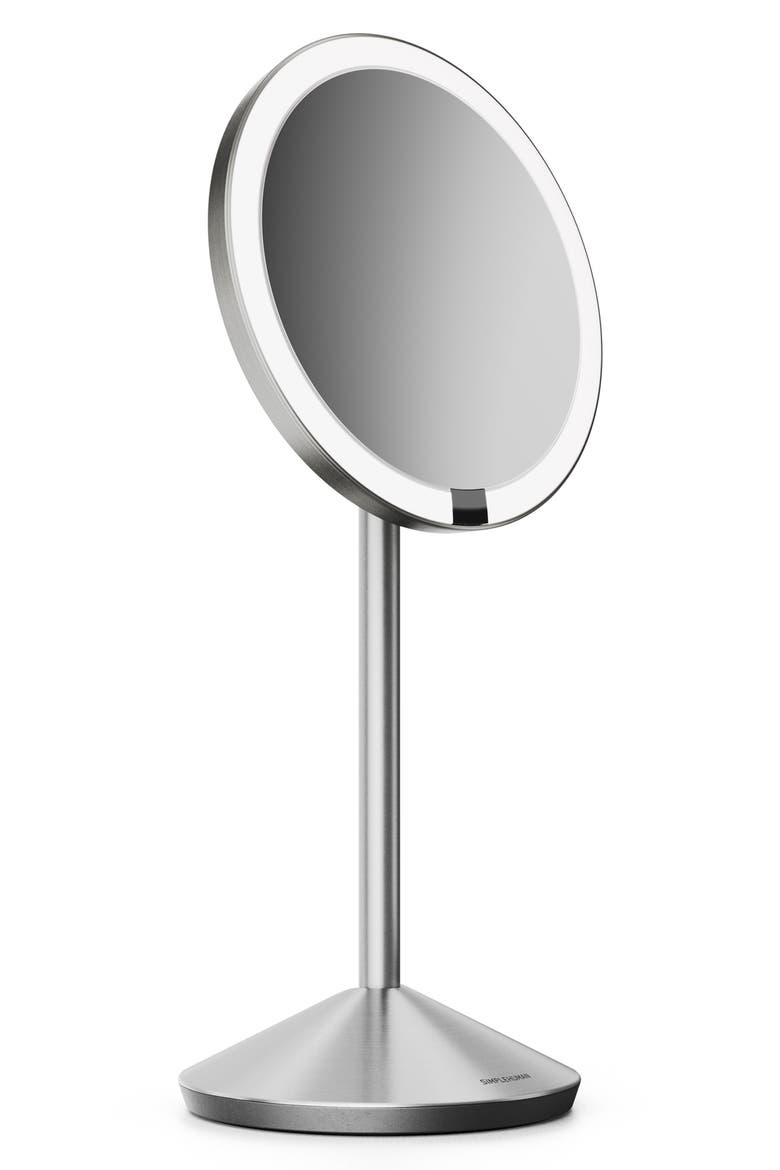 5x Sensor Travel Mirror, Alternate, color, BRUSHED STEEL