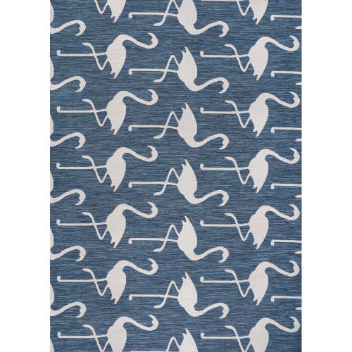 Jonathan Y Liana Casual Coastal Flamingos Two-tone Indoor/outdoor Area Rug