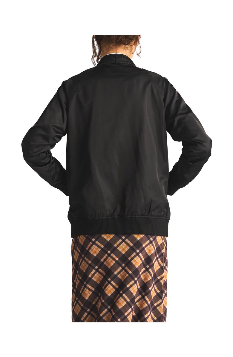 Members Only Women's Satin Bomber Jacket, Alternate, color, Black
