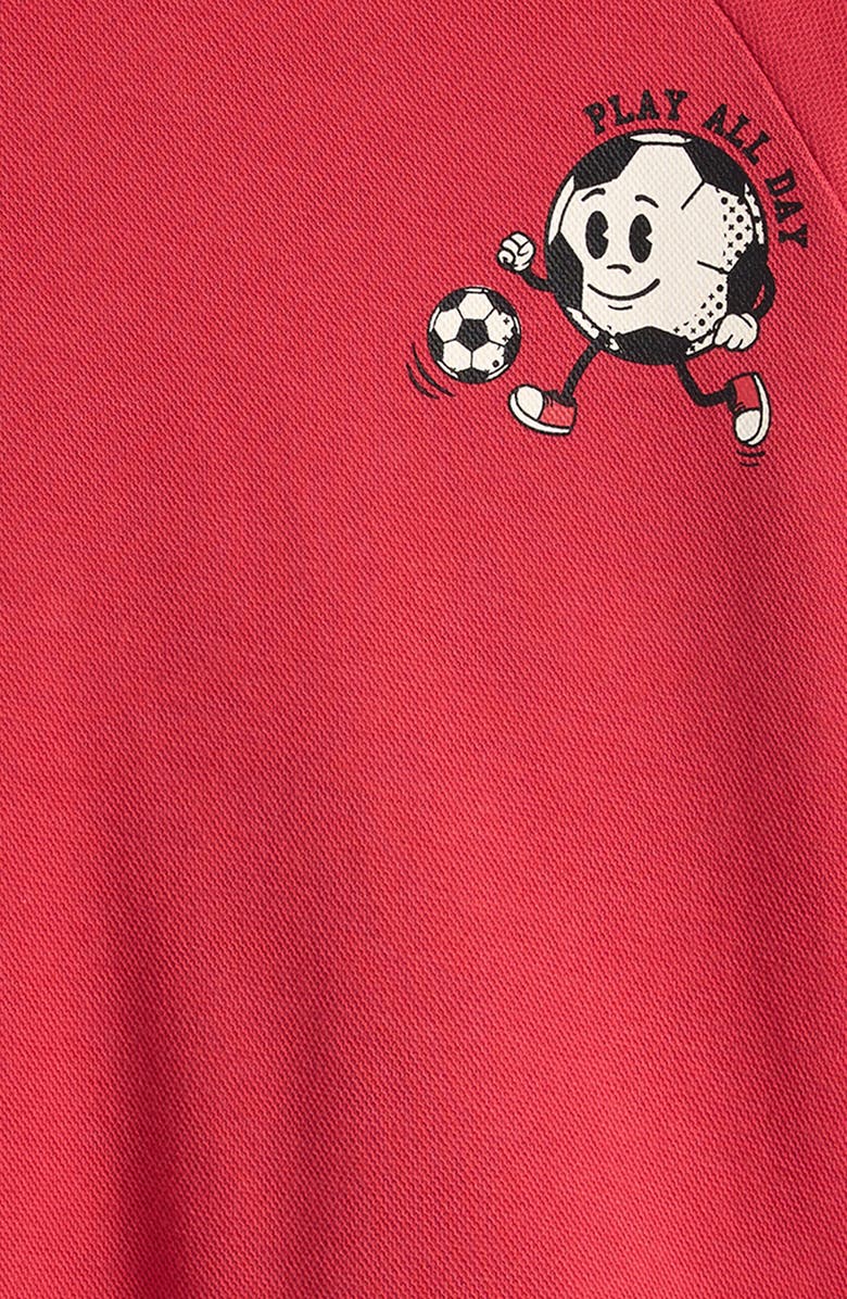 MILES THE LABEL Kids' Play All Day Organic Cotton T-Shirt, Alternate, color, Red