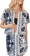 Bella Dahl Bandana Print Button-Up Top