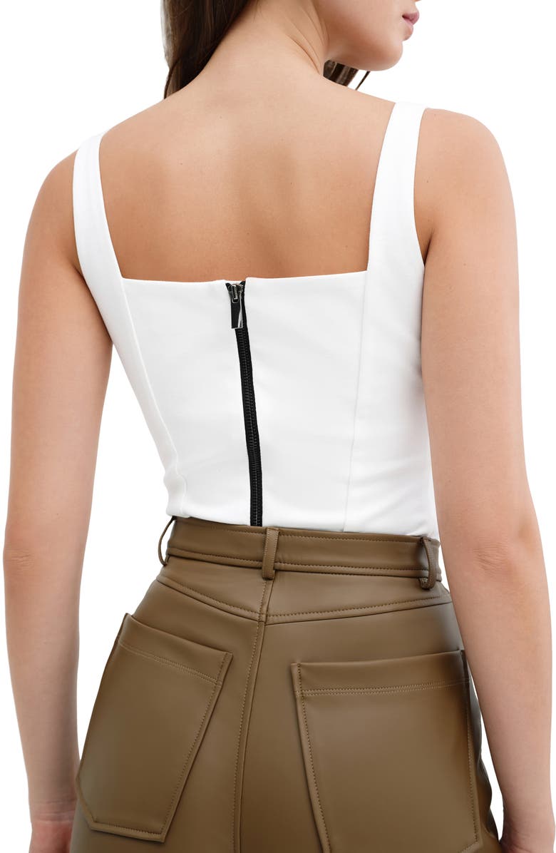 Marcella Anya Crop Camisole, Alternate, color, Off White