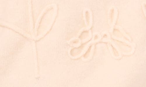 Parker Floral Embroidered Sweater In Pink