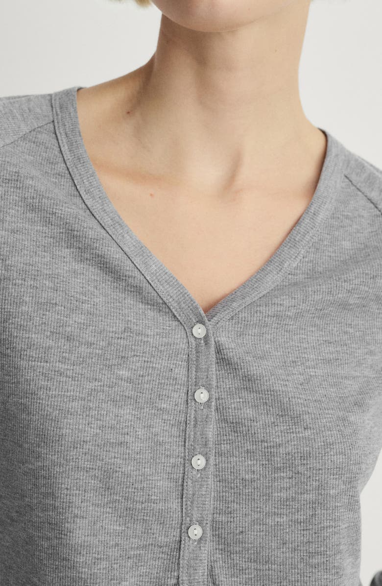 MANGO Rib Knit Nightgown, Alternate, color,