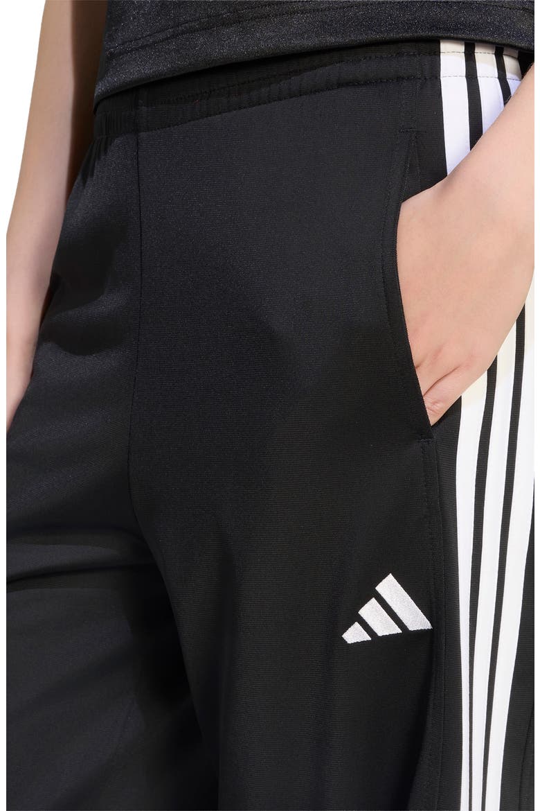 High Rise Wide Leg Track Pants, Alternate, color, BLACK