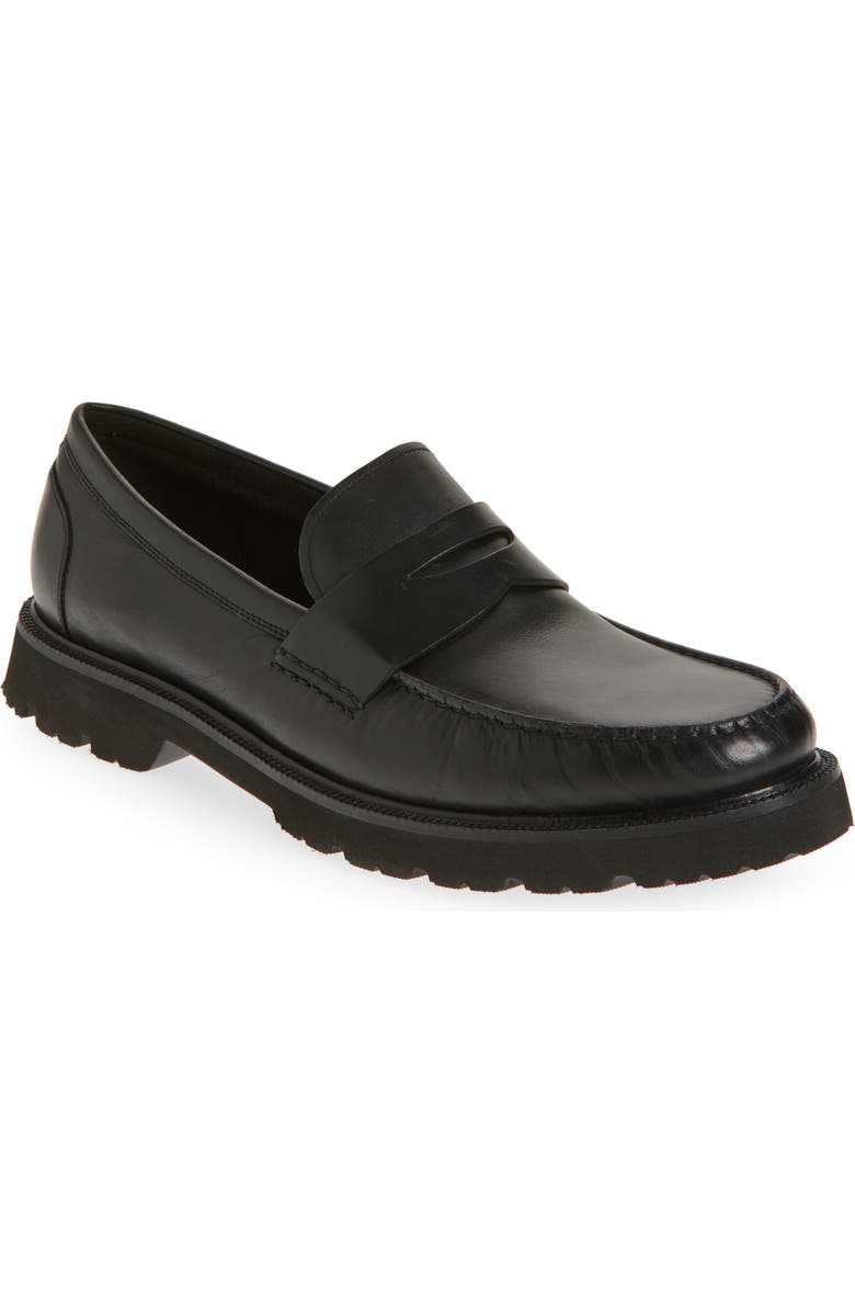 Cole Haan American Classics Penny Loafer, Main, color, Black Box Leather / Black