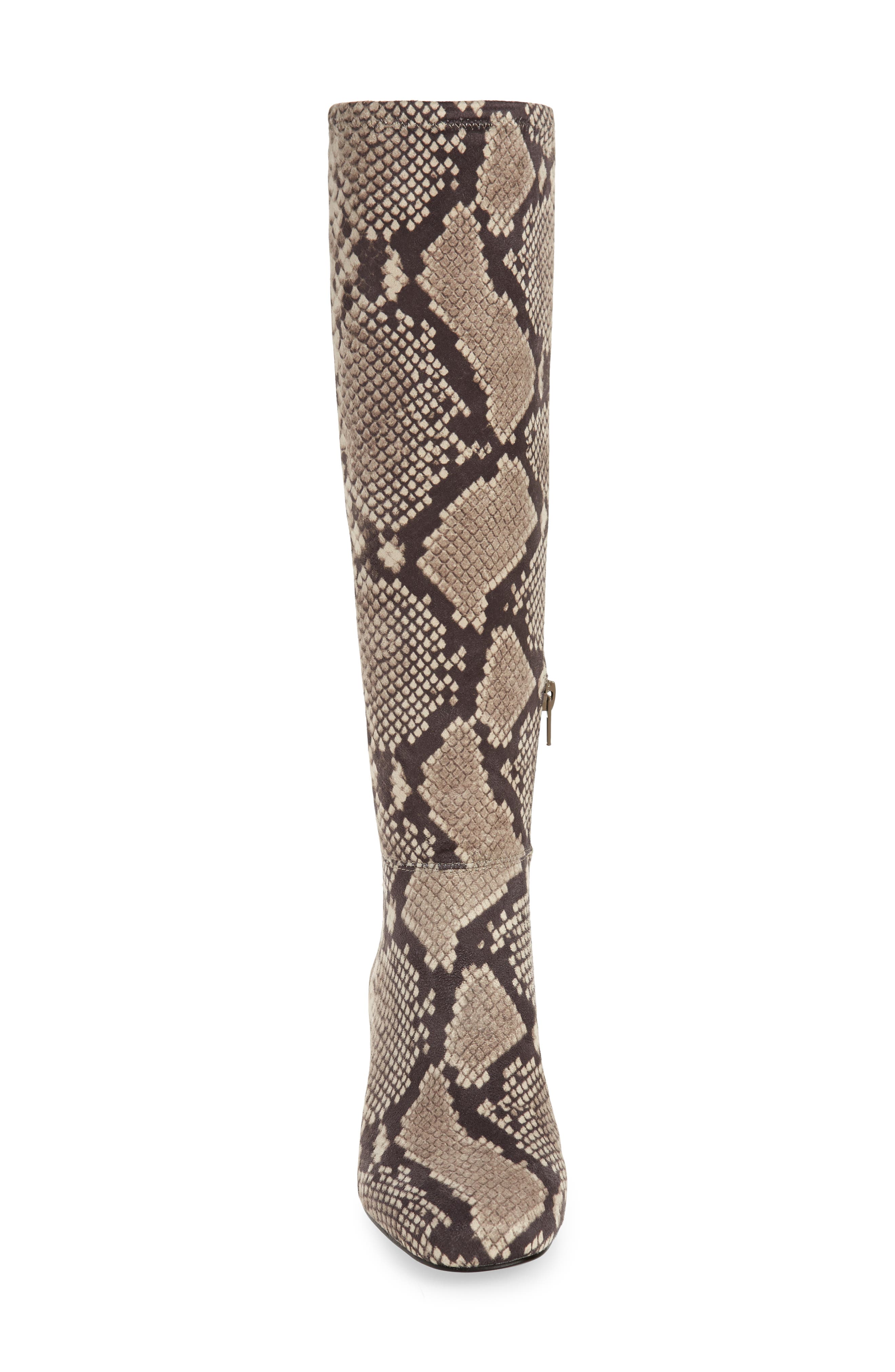 Dexie Block Heel Tall Boot, Alternate, color, NATURAL SNAKE PRINT