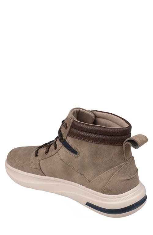 Mykos Lennon High Top Sneaker In Brown