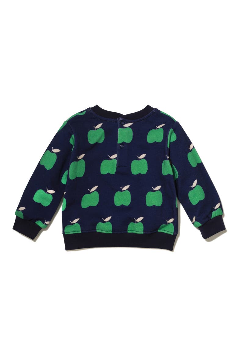 Kids' Recycled Cotton Blend Graphic Sweatshirt, Alternate, color, NAVY/ PRINT