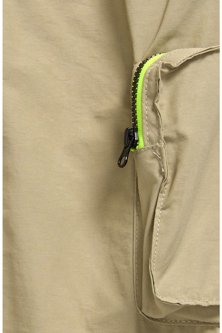 Kids' Cotton Blend Cargo Pants, Alternate, color, NATURAL