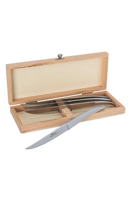 Au Nain Le Thiers Steak Knives In Silver
