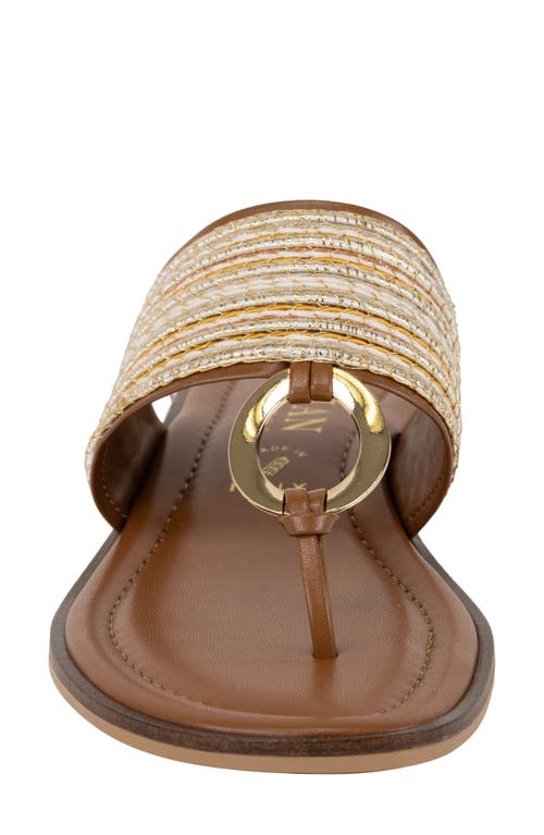 Italian Shoemakers Schunyler Sandal In Natural