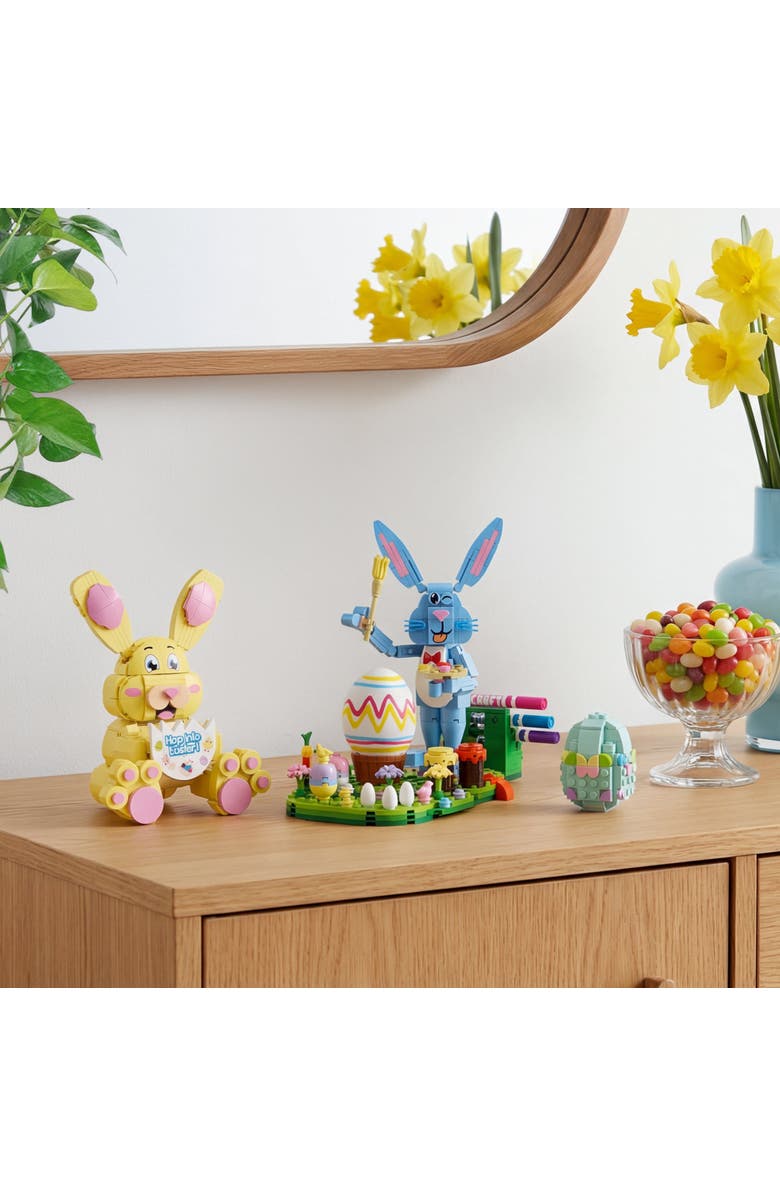 Brickcraft Easter DIY Egg Building Set, Alternate, color, White