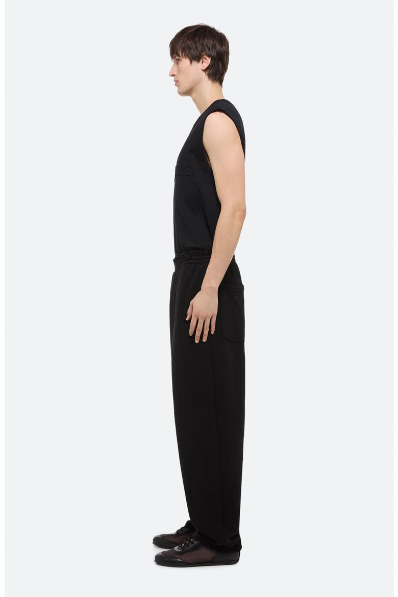 Minimal Plush Sweatpants, Alternate, color, BLACK - 001