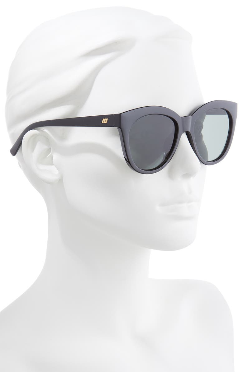 Le Specs Resumption 54mm Round Cat Eye Sunglasses, Alternate, color, 