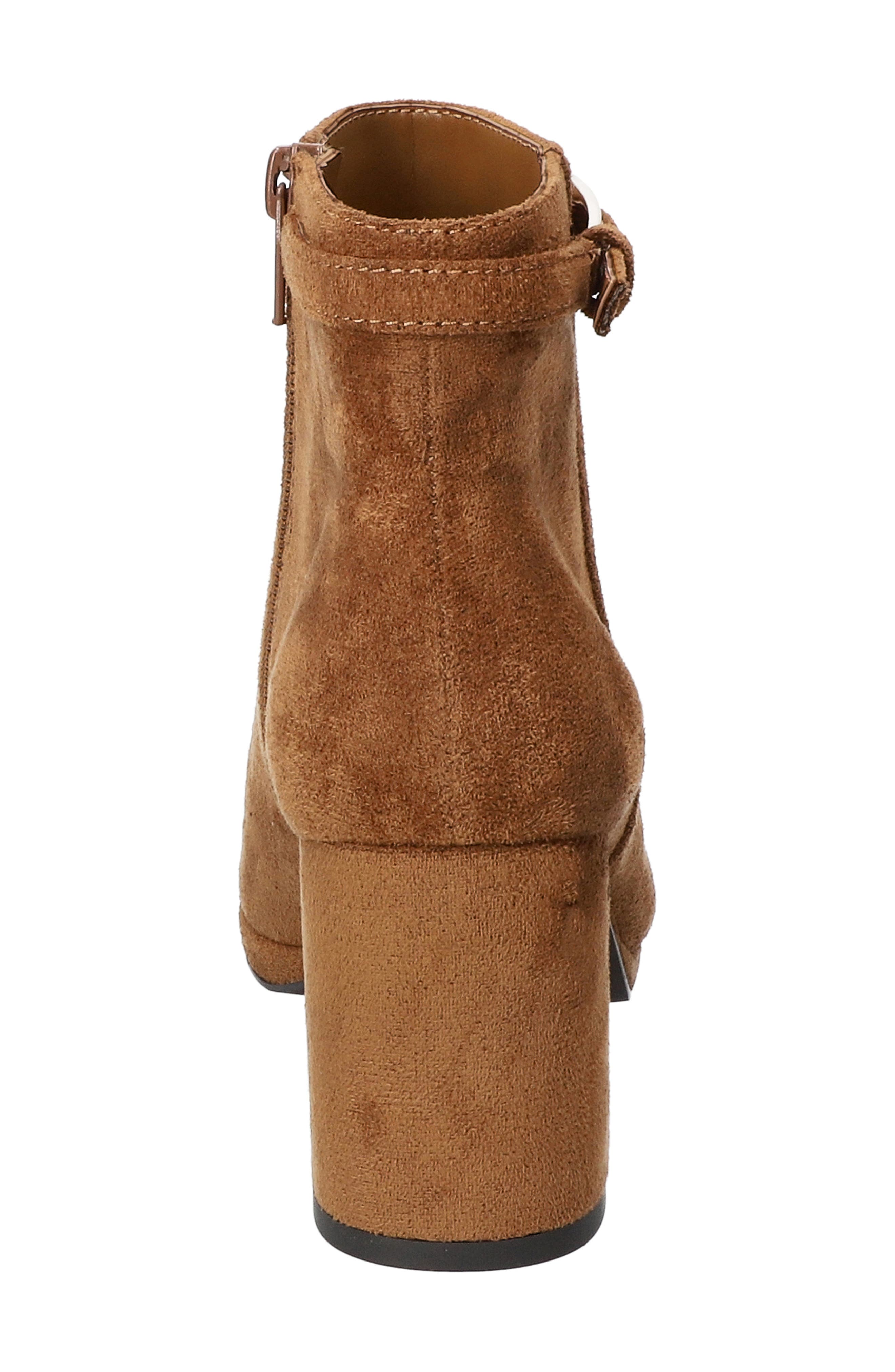 Hudson Platform Bootie, Alternate, color, COGNAC SUEDE