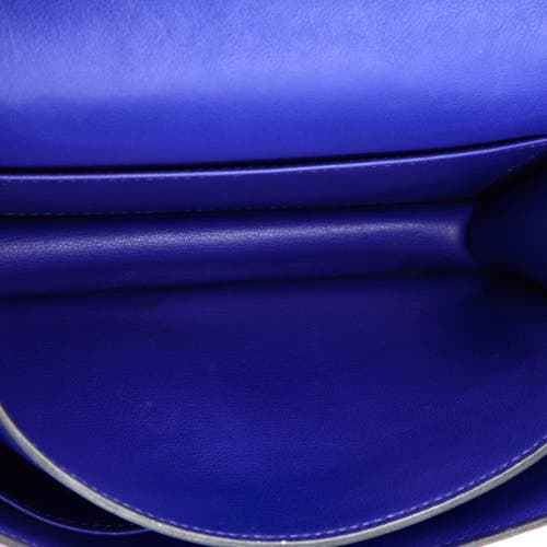 Pre-owned Hermes Hermes Constance Bag Swift 18 In Blue