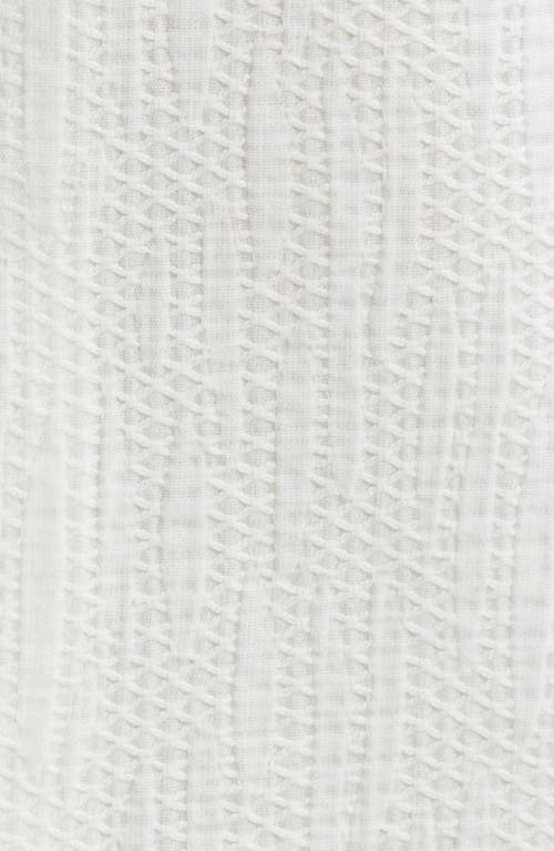 Rails Haney Textured Short Sleeve Cotton Button-up Shirt