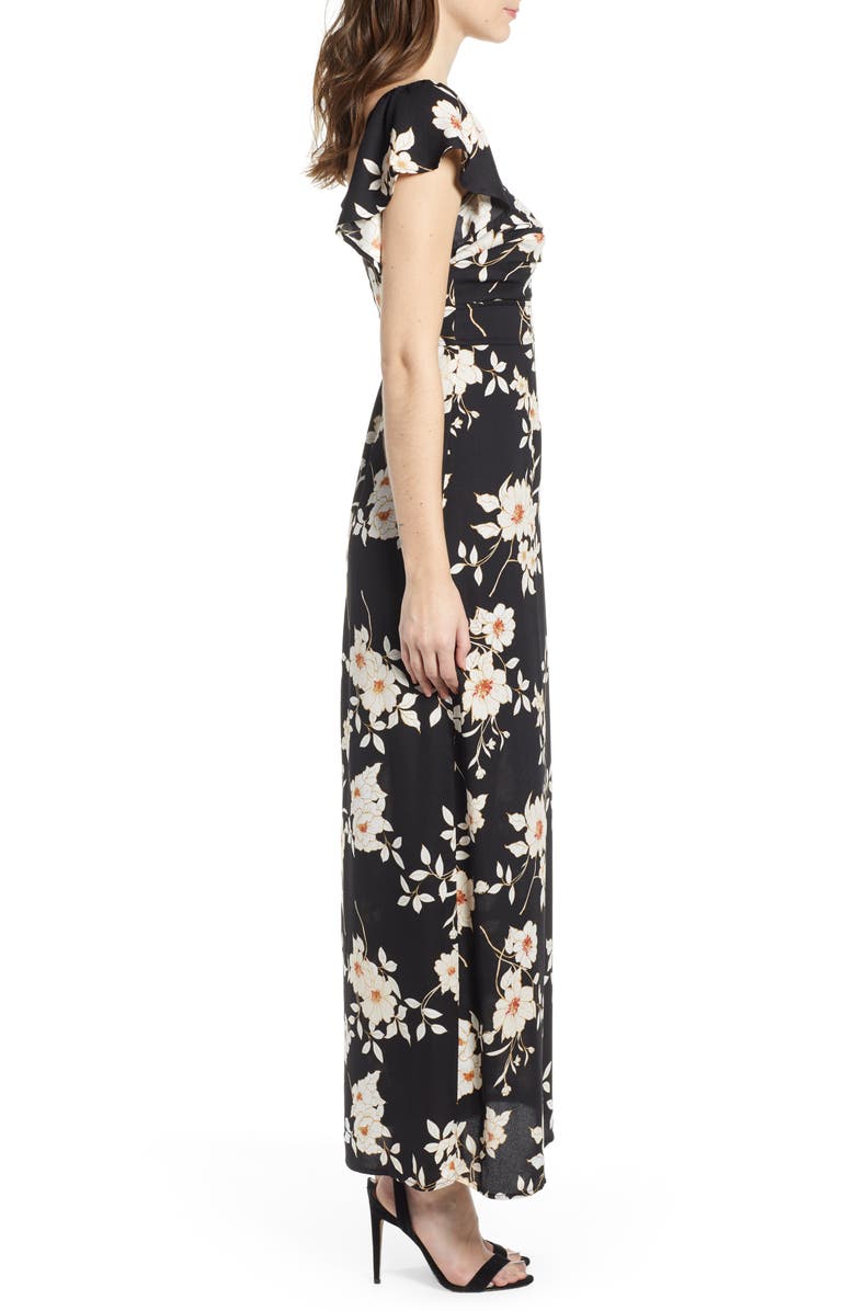 Row A Twist Front Maxi Dress, Alternate, color, 
