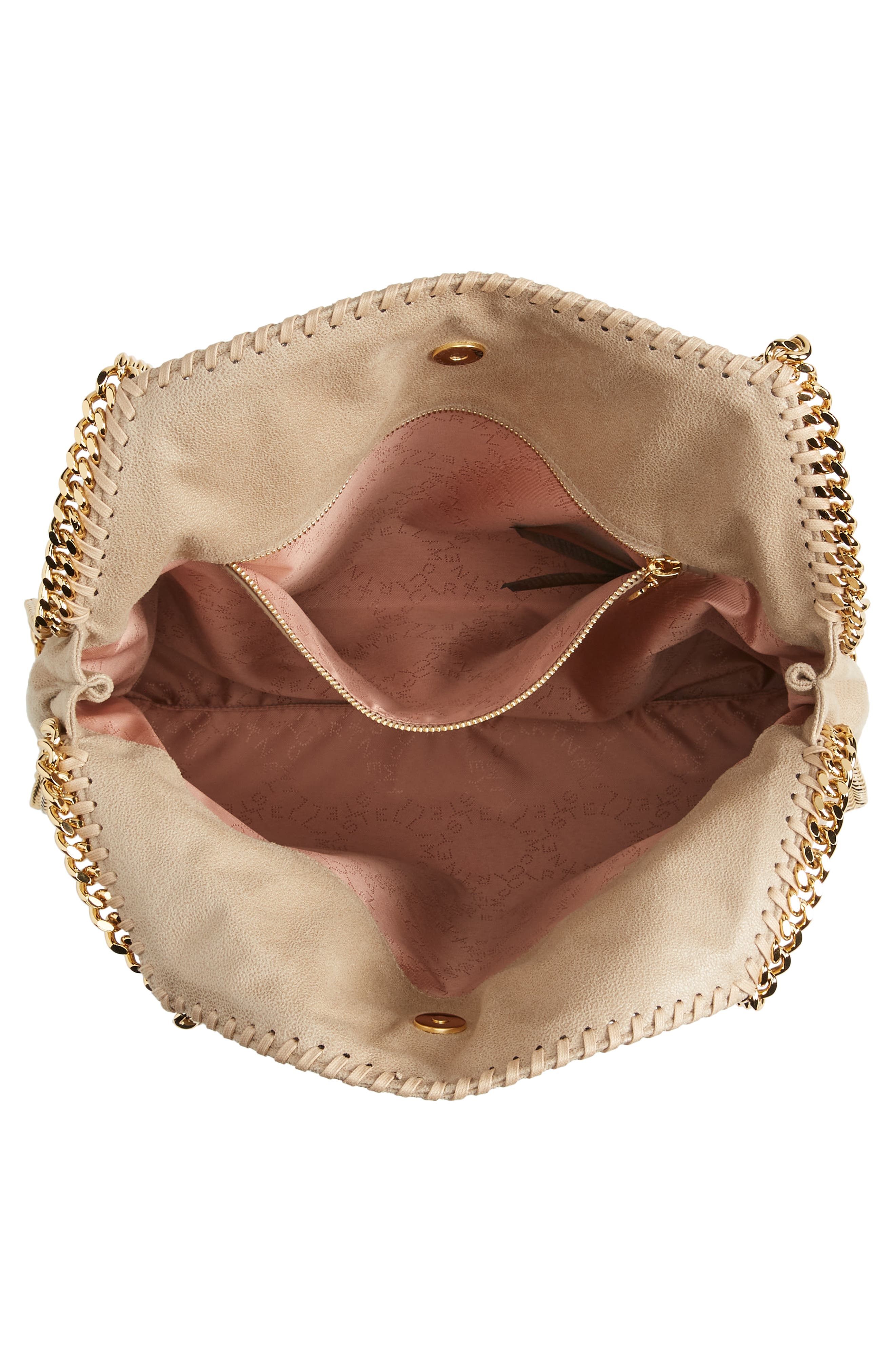 Stella McCartney Small Falabella Shaggy Deer Faux Leather Tote, Alternate, color, 