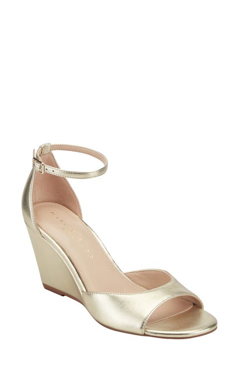 Felyna Ankle Strap Wedge Sandal (Women)