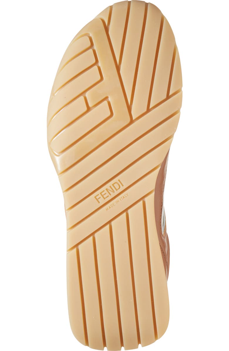 Fendi Pulse Sneaker, Alternate, color, Gold/Brown