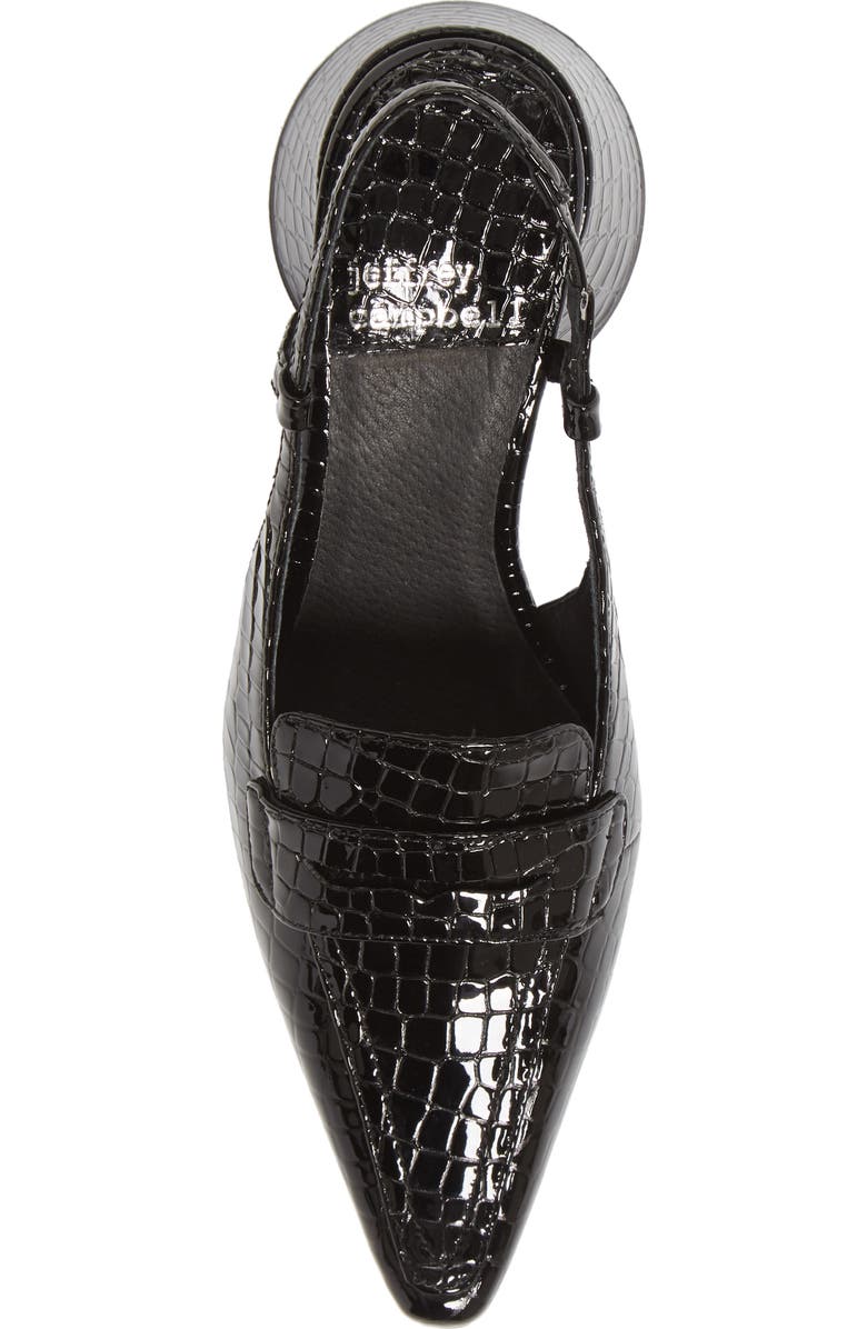 Jeffrey Campbell Ferway Slingback Loafer Pump, Alternate, color,