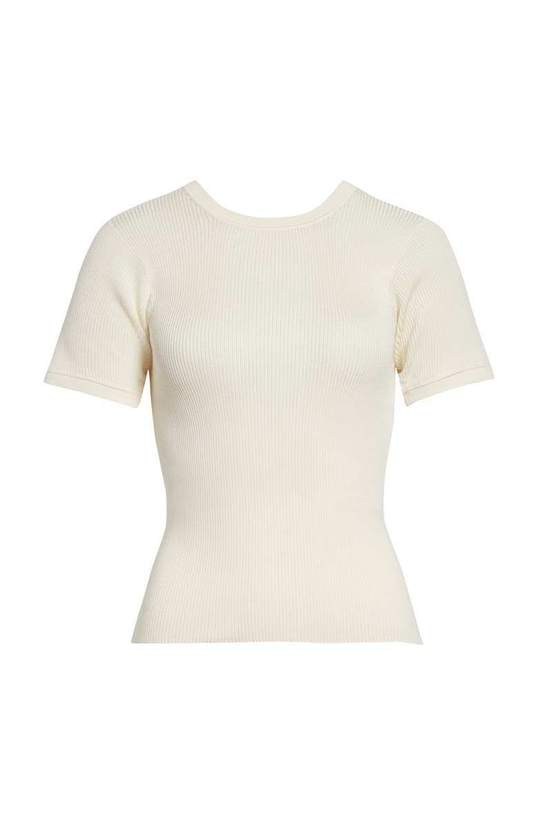 RIER Silk Rib T-Shirt, Alternate, color, Butter Knit