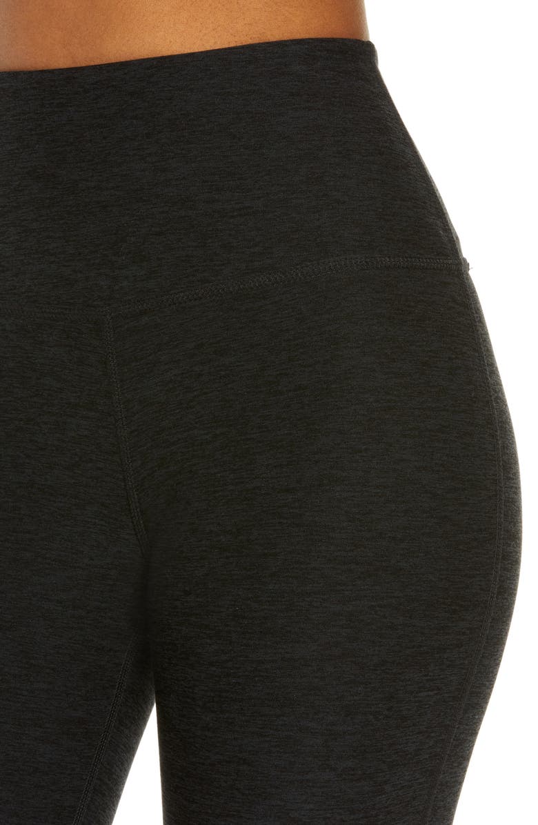 Beyond Yoga Practice Space Dye High Waist Pants, Alternate, color, Darkest Night