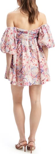 farm rio green one shoulder lea mini dress Green One Shoulder Lea Mini Dress