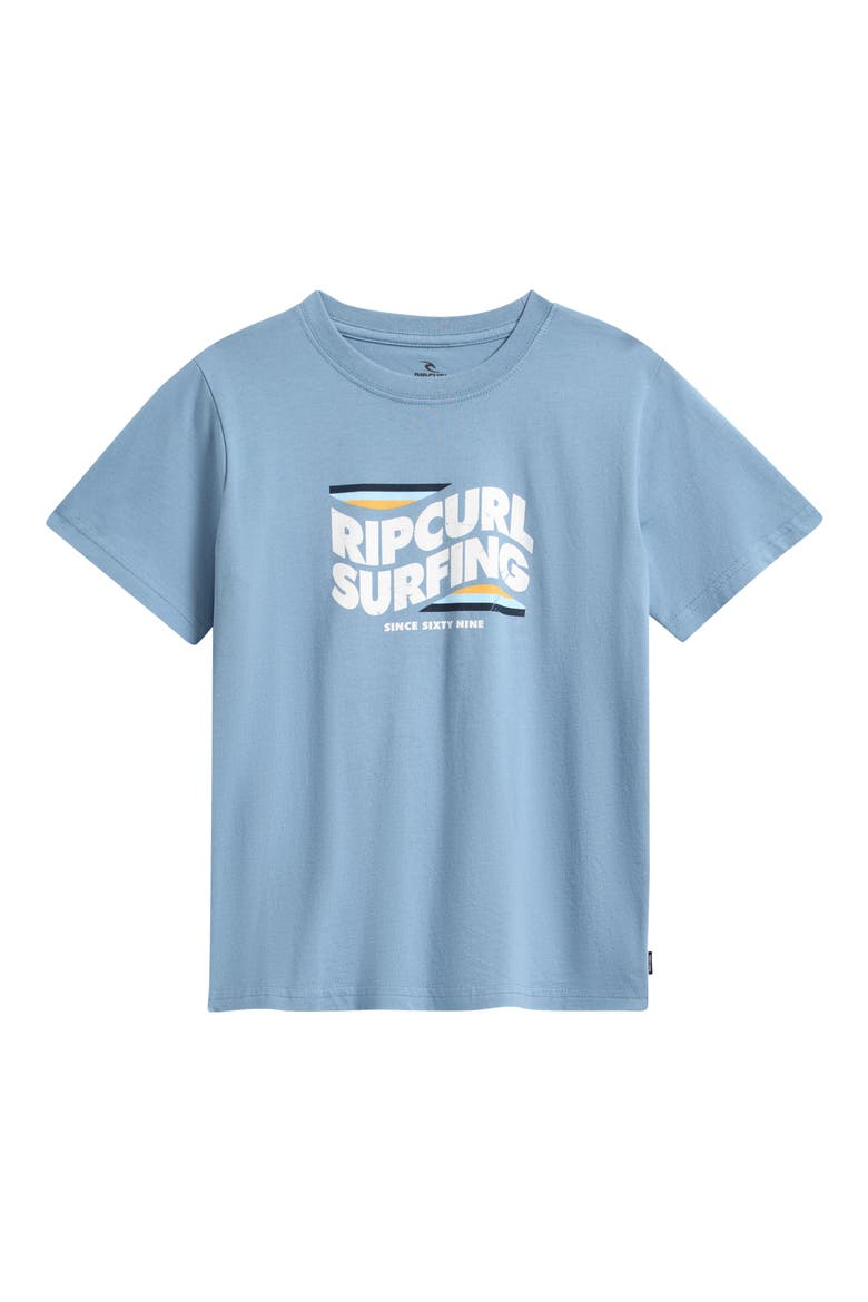 Kids' Streamline Big Logo Graphic T-Shirt, Main, color, FADED DENIM