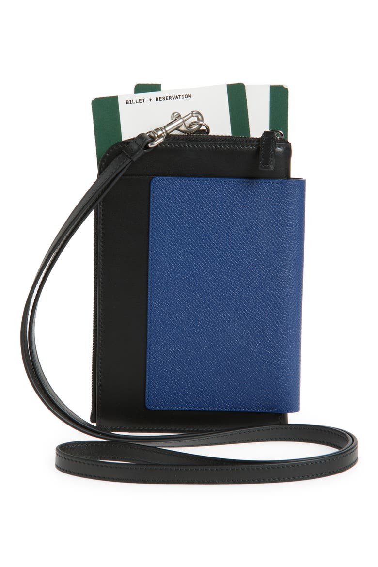 Passport Leather Phone Case, Alternate, color, 4734 PASSPORT BLUE
