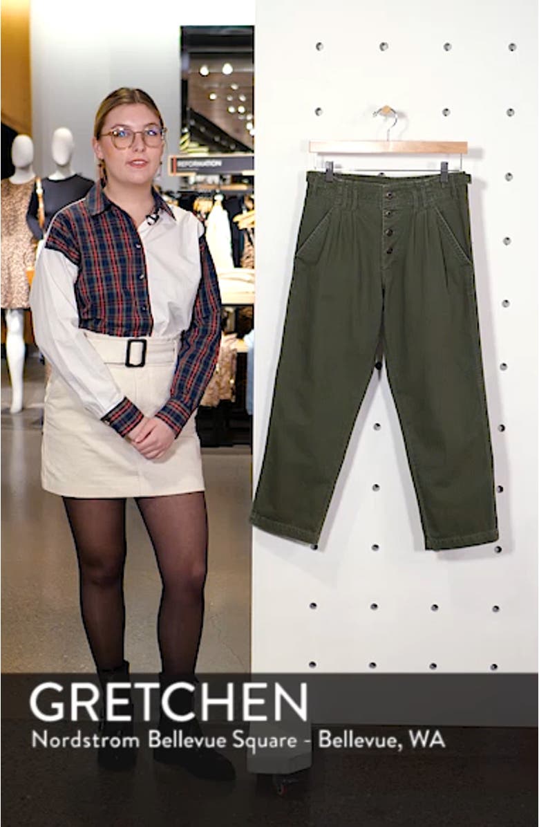 Landon Pleated Tapered Pants, sales video thumbnail