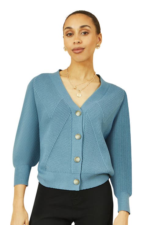 Knitted Stitch Detail Cardigan