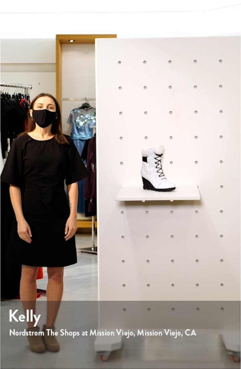 Joan Uptown Mid Waterproof Wedge Bootie, sales video thumbnail